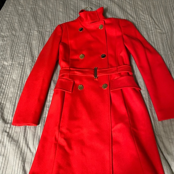 Versace Red trench coat - Picture 11 of 14